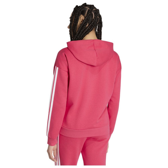 Adidas Γυναικεία ζακέτα Essentials 3-Stripes Fleece Full-Zip Hoodie